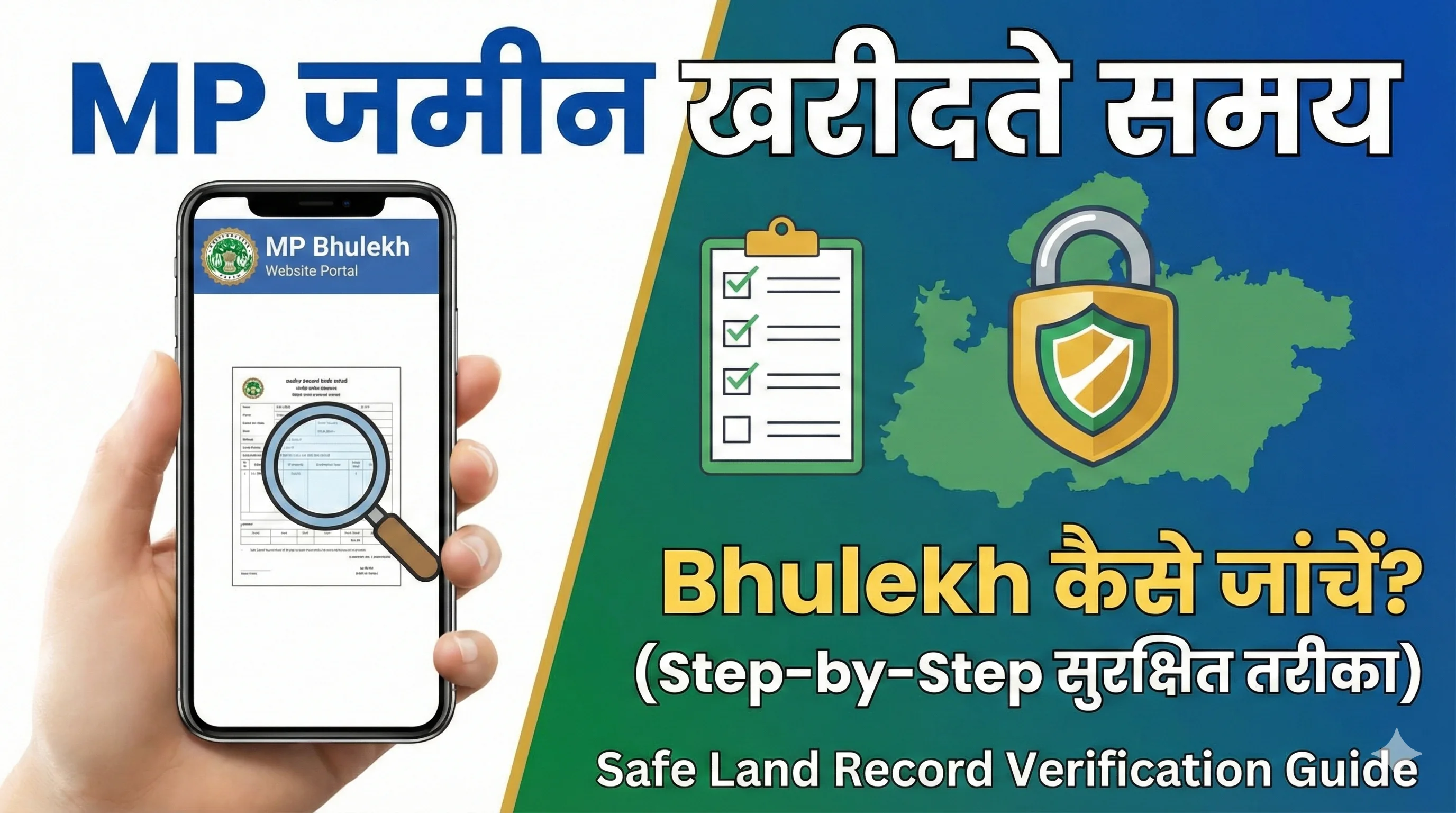 MP जमीन खरीदते समय Bhulekh कैसे जांचें?